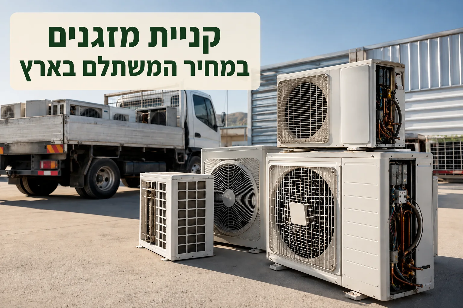 קניית מזגנים יד שניה במחיר משתלם – יחידות מיזוג מוכנות לפינוי